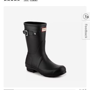 HUNTER Original Short Matte Rain Boot - Women's